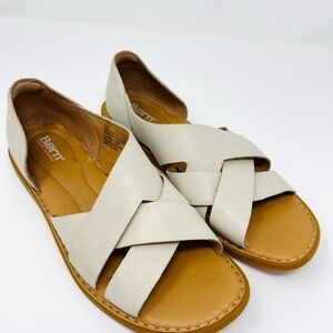 Born Women's Tan and Cream Sandals